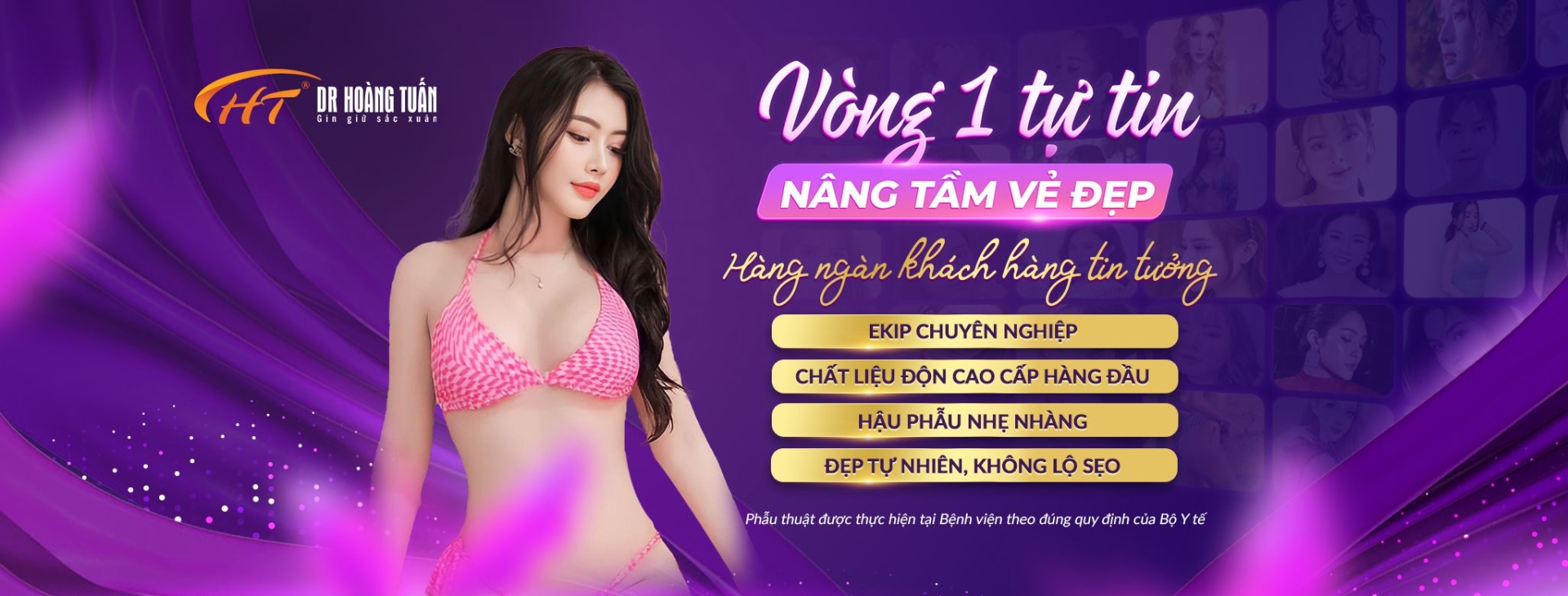 Phẫu thuật nâng ngực đặt túi - Dr Hoàng Tuấn